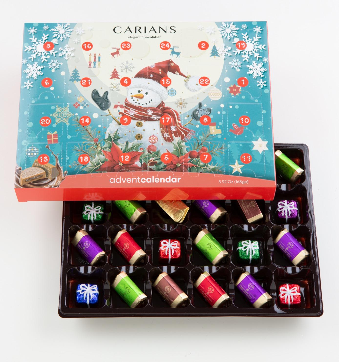 Advent Calendar 2024 Christmas 24 Days Wrapped Chocolates